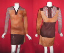 Dress Hooded Brown